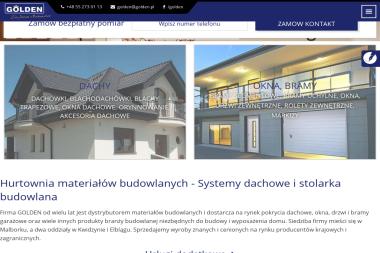 GOLDEN sp.j. - Pokrycia dachowe Malbork