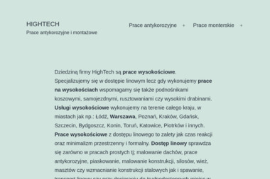 HighTech - Prace Na Wysokościach Sosnowiec