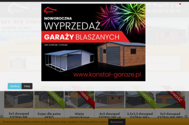 Konstal - Garaże Blaszane Płock