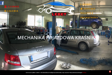Lebet - Mechanika pojazdowa - Auto-serwis Stróża