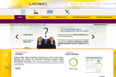 LOGIN - studio reklamy - Identyfikacja wizualna Katowice