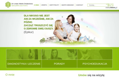 Gabinet Psychiatryczny dr Marta Cholewicka - Gabinet Psychologiczny Kielce