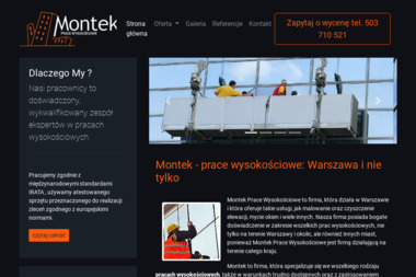 Montek Prace Wysokościowe Tomasz Kowalczyk - Prace wysokościowe Warszawa