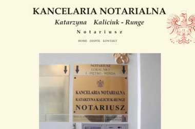 Kancelaria notarialna - Katarzyna Kaliciuk-Runge - Notariusz Świnoujście