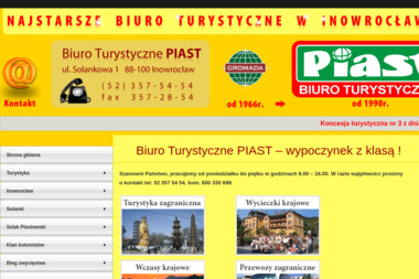 Biuro Turystyczne PIAST - Kolonie Inowrocław