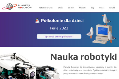 Planeta Robotów - Kolonie Dla Dzieci Łódź