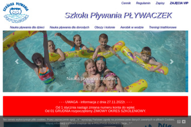 Szkoła Pływania "PŁYWACZEK" - Kolonie Gdynia