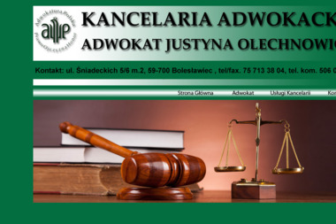 Kancelaria Adwokacka Justyna Olechnowicz - Adwokat Bolesławiec