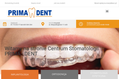 PRIMA-DENT Centrum Stomatologii - Usługi Stomatologiczne Kraśnik