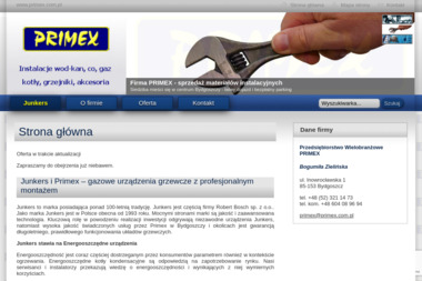 Przedsiębiorstwo Wielobranżowe PRIMEX - Instalacje gazowe Bydgoszcz