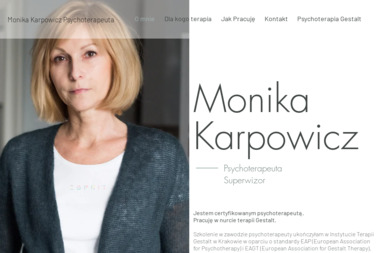 Psychoterapeuta Monika Karpowicz - Psycholog Kołobrzeg