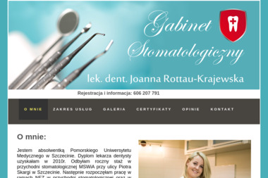 Prywatny Gabinet Dentystyczny lek. dent. Joanna Rottau-Krajewska - Gabinet Dentystyczny Gryfice
