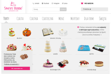 Sweet Home - Pieczenie Ciast Na Zam&oacute;wienie Warszawa