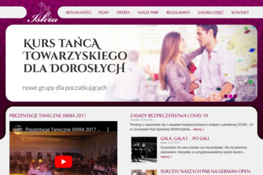 UKS Iskra Piła - Klub Tańca Towarzyskiego - Nauka Tańca Piła