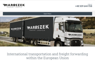 Transport Krajowy i Zagraniczny Damian Maroszek - Transport Paletowy Międzynarodowy Krak&oacute;w