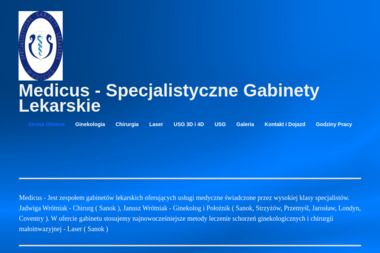 Medicus - Specjalistyczne Gabinety Lekarskie - Ginekolog Sanok