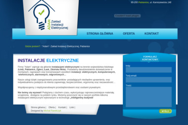 Adam Zakład Instalacji Elektrycznych - Okresowy Przegląd Elektryczny Pabianice