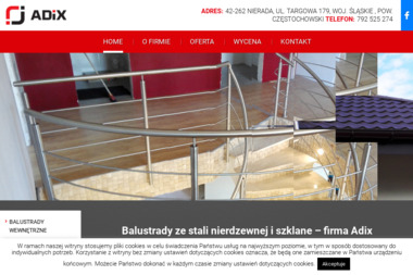 PPHU Adix: - Poręcze Nierada