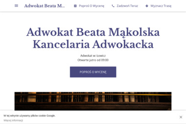 Beata Mąkolska - Kancelaria Adwokacka - Adwokat Prawa Karnego Łowicz
