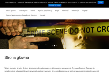 Detektyw Grzegorz Borecki - Firma Detektywistyczna Głogów