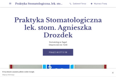 Praktyka Stomatologiczn, lek. stomatolog Agnieszka Drozdek - Gabinet Dentystyczny Żagań