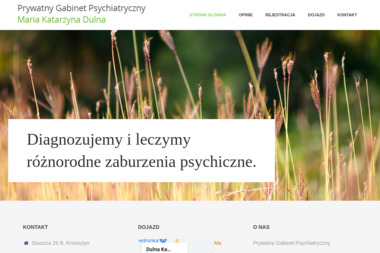 Prywatny Gabinet Psychiatryczny Maria Katarzyna Dulna - Psychoterapia Krotoszyn