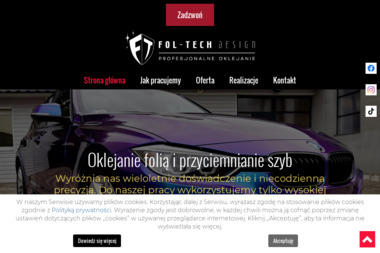 Fol Tech Design - Oklejanie Szyb Samochodowych Gdynia