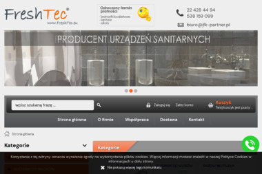FreshTec - Nowoczesne produkty sanitarne do toalet - Kabiny Prysznicowe na Wymiar Warszawa