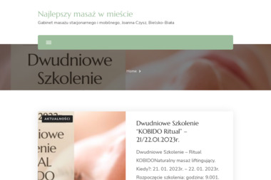 Gabinet masażu stacjonarnego i mobilnego Joanna Czysz - Masaż Stóp Bielsko-Biała