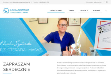 Klaudia Szutarska - Fizjoterapia i masaż - Salon Masażu Inowrocław