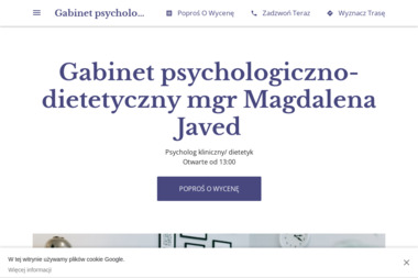 Gabinet Psychologiczno-Dietetyczny mgr Magdalena Javed - Psycholog Chorzele