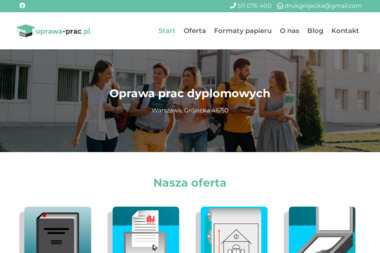 Oprawa-prac.pl - Introligatornia Warszawa