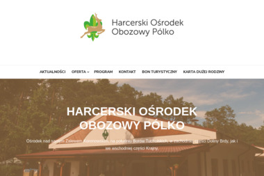 Harcerski Ośrodek Obozowy "PÓLKO" - Kolonie, obozy Koronowo