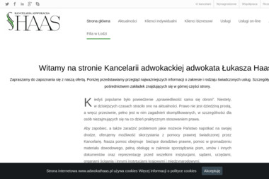 Kancelaria Adwokacka Adwokata Łukasza Haasa - Adwokat Sieradz