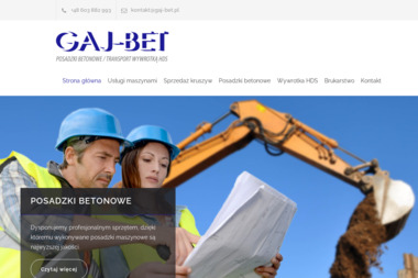 Firma Gaj-Bet - Przekrusz Betonowy Goleniów