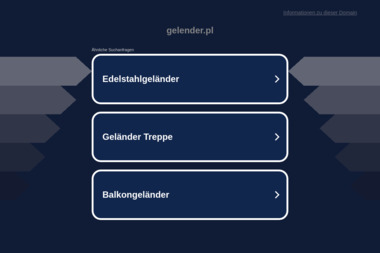 GELENDER - Balustrady nierdzewne Bielsko-Biała