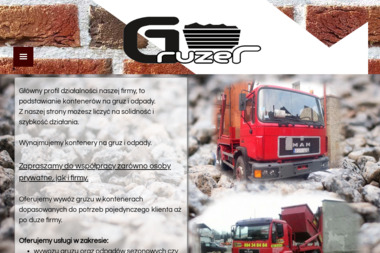 Wywóz Gruzu i Odpadów Sezonowych Gruzer - Wywóz Gruzu SOKOŁOWSKO