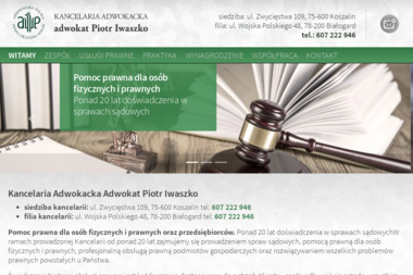 Kancelaria Adwokacka - Adwokat Piotr Iwaszko - Adwokat Białogard