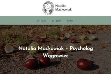 Psycholog - Natalia Maćkowiak - Psycholog Wągrowiec