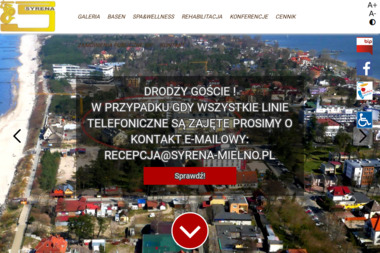 Ośrodek Rehabilitacyjno - Wypoczynkowy "SYRENA" - Sanatoria, uzdrowiska Mielno