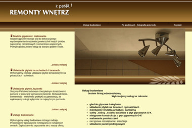 Tomasz Płatkowski Remonty Wnętrz - Szpachlowanie Trzcińsko