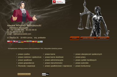 Kancelaria Adwokacka - Wincenty Wybranowski - Porady Prawne Łomża