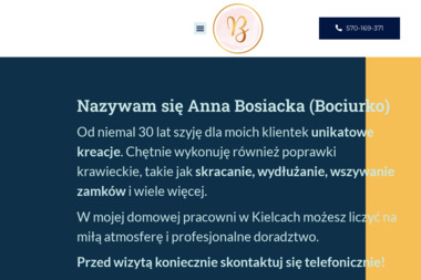 Pracownia Projektowo-Krawiecka Anna Bociurko - Skracanie Jeansów Kielce