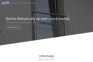 P.P.U.H BENKO - Balustrady Balkonowe Radom