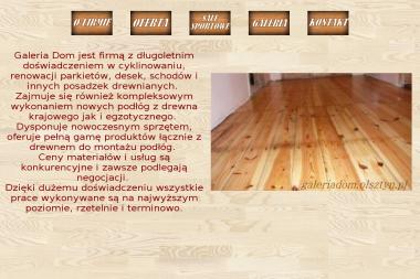 Galeria Dom - Cyklinowanie Olsztyn