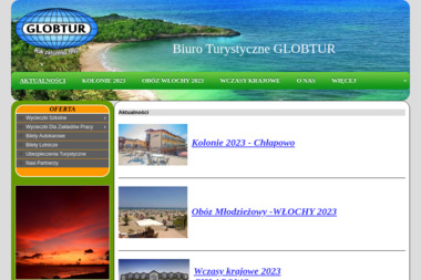Biuro Turystyczne "GLOBTUR" - Oferty Wczasów Wieluń