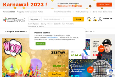 Hurtownia Animatora - Balony z helem Warszawa