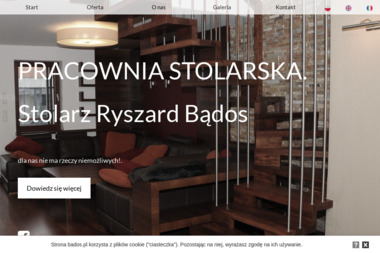 Pracownia stolarska - Stolarz Ryszard Bądos - Schody drewniane Lublin