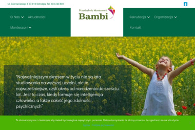 Bambi Przedszkole Montessori - Przedszkole Ostrołęka