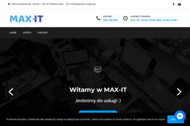 Serwis Komputerowy MAX-IT - Wsparcie IT Zielona Góra